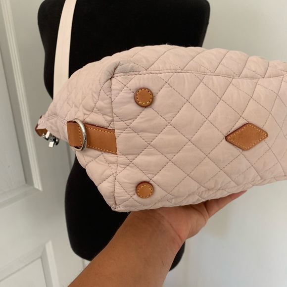 MZ Wallace Light crème  Quilted Crossbody Bag - Picture 5 of 12